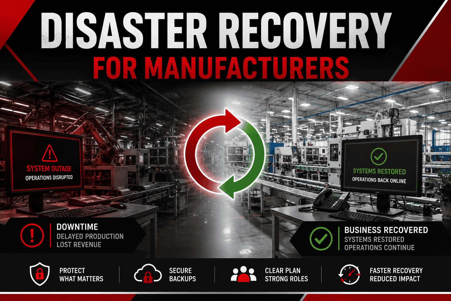 What Should Manufacturers Look for in an IT Disaster Recovery Plan?